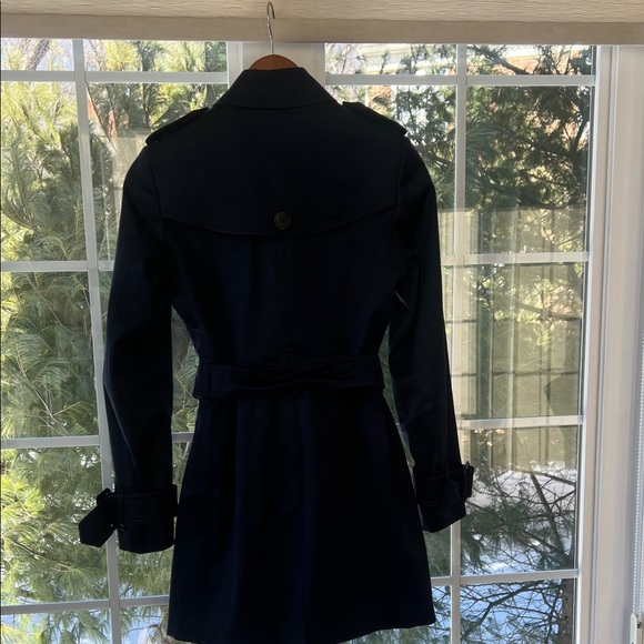 Burberry Navy  Blue Trench Coat - Picture 4 of 11